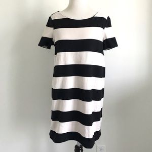 Short Sleeve Striped Dress